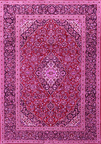 Medallion Pink Traditional Rug, tr3323pnk