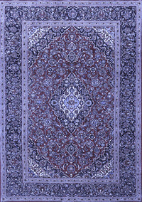 Medallion Blue Traditional Rug, tr3323blu