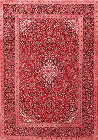 Medallion Red Traditional Rug, tr3323red