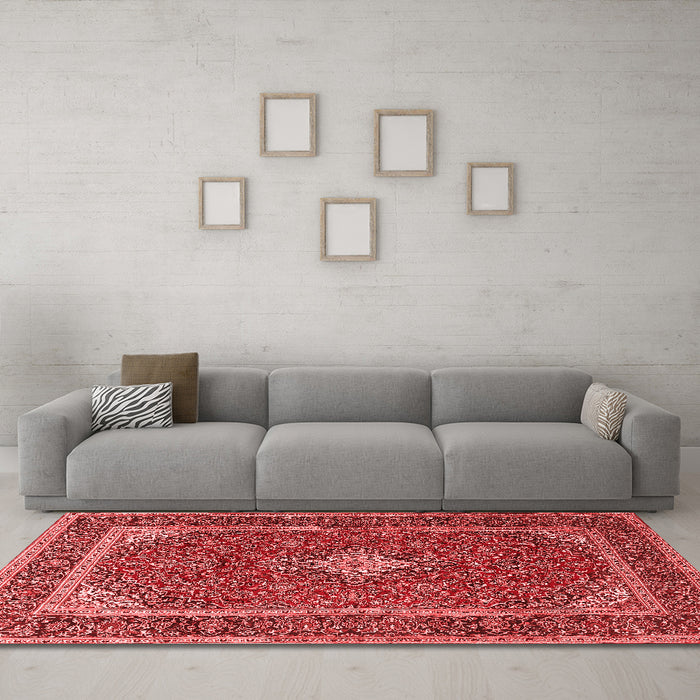 Traditional Red Washable Rugs