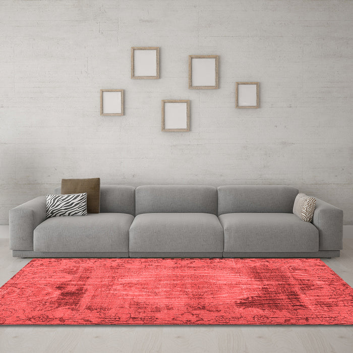 Traditional Red Washable Rugs