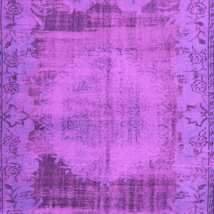 Machine Washable Persian Purple Traditional Area Rugs, wshtr3324pur