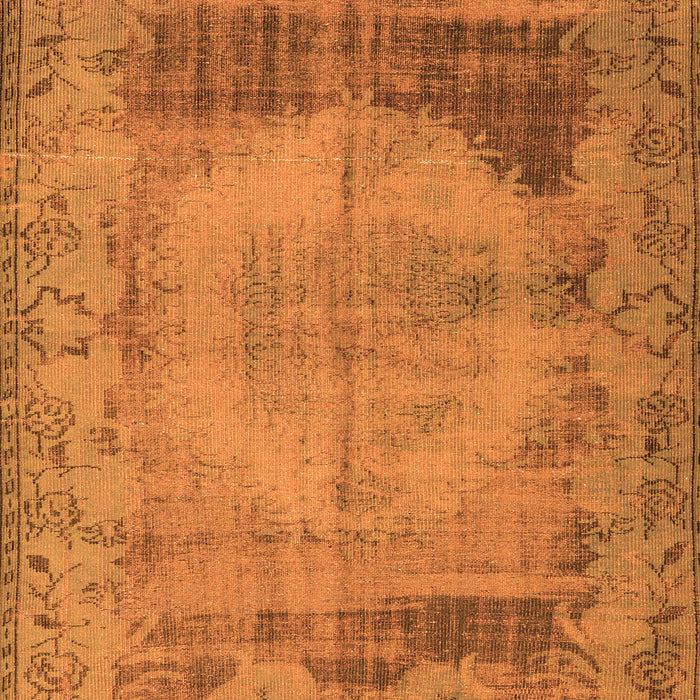 Serging Thickness of Machine Washable Persian Orange Traditional Area Rugs, wshtr3324org