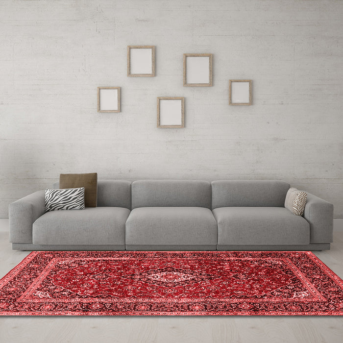 Traditional Red Washable Rugs