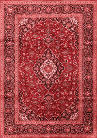 Medallion Red Traditional Rug, tr3325red