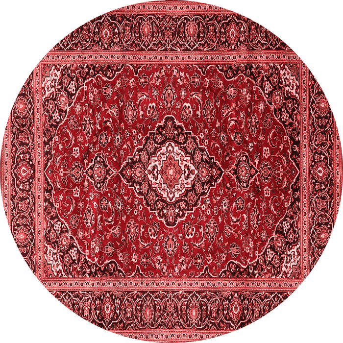 Medallion Red Traditional Rug, tr3325red