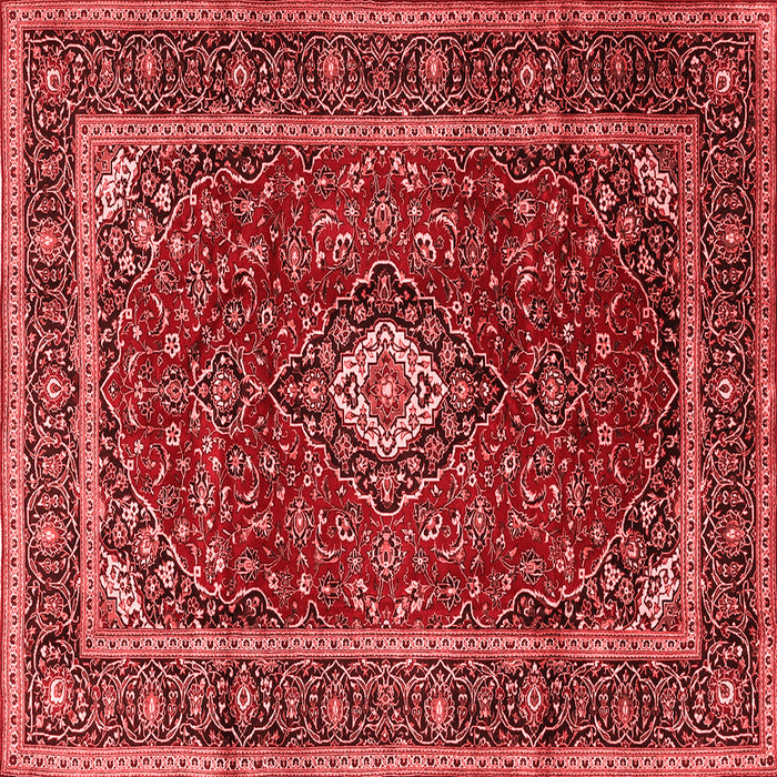 Medallion Red Traditional Rug, tr3325red