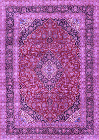 Medallion Purple Traditional Rug, tr3326pur