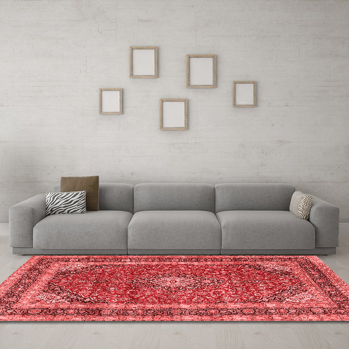 Traditional Red Washable Rugs