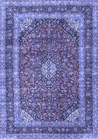 Medallion Blue Traditional Rug, tr3326blu