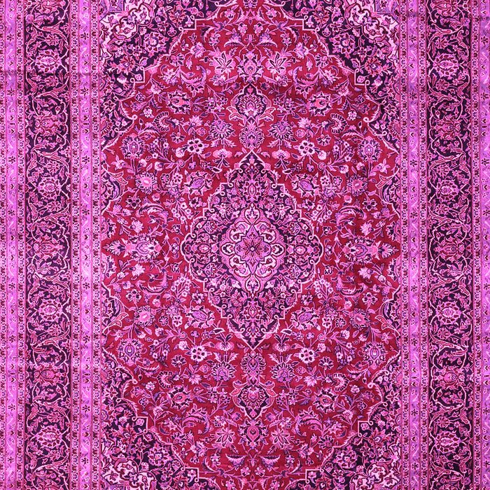Medallion Pink Traditional Rug, tr3327pnk