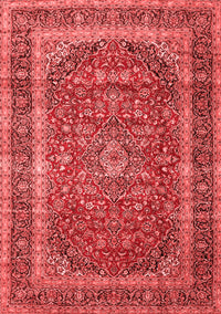 Medallion Red Traditional Rug, tr3327red