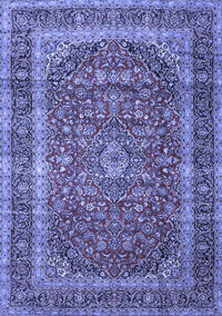 Medallion Blue Traditional Rug, tr3327blu