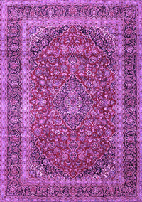 Medallion Purple Traditional Rug, tr3327pur