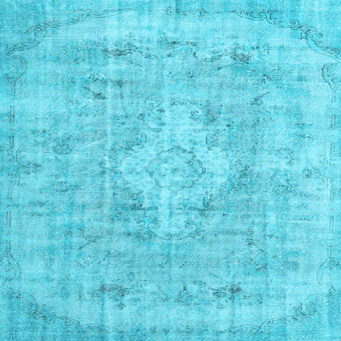 Square Persian Light Blue Traditional Rug, tr3328lblu