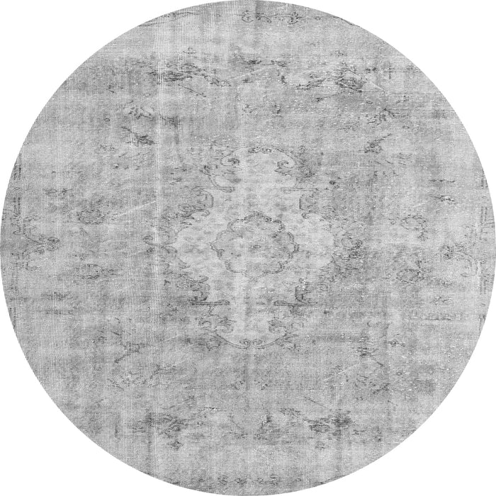 Square Persian Gray Traditional Rug, tr3328gry