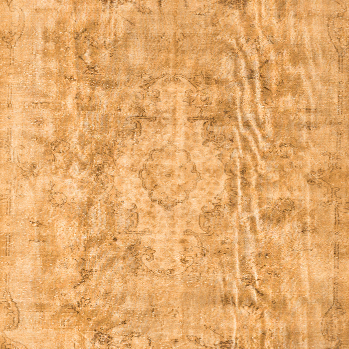 Serging Thickness of Machine Washable Persian Orange Traditional Area Rugs, wshtr3328org