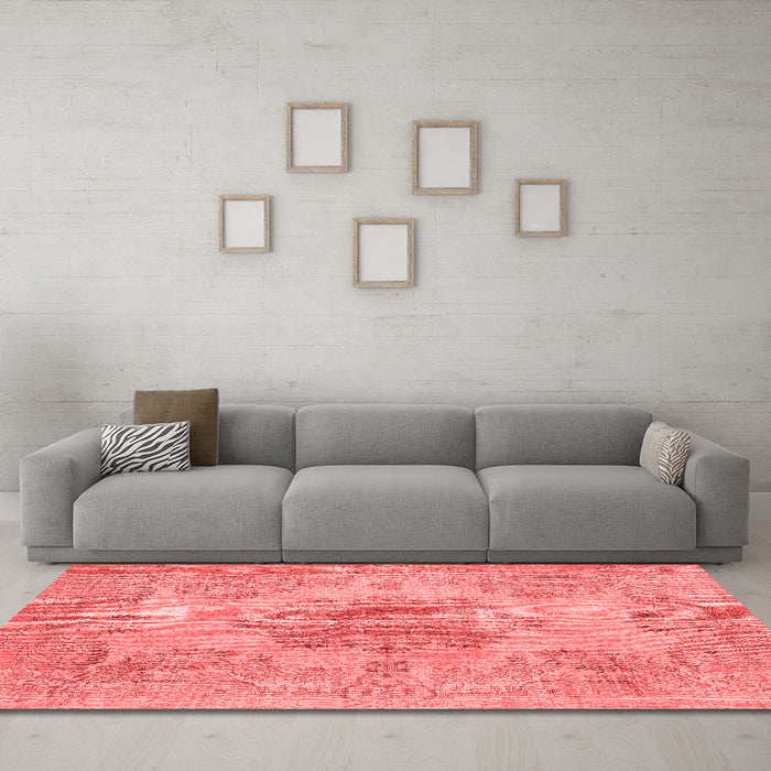 Traditional Red Washable Rugs