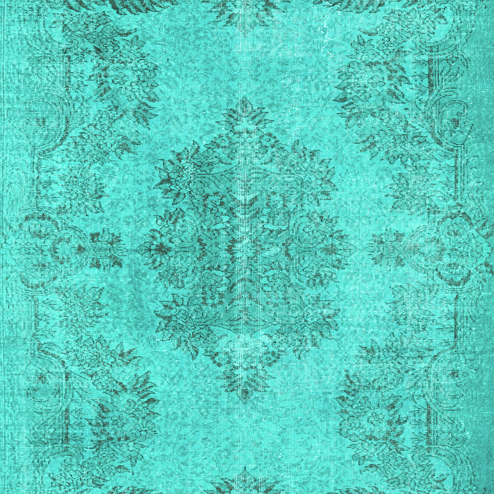 Machine Washable Persian Turquoise Traditional Area Rugs, wshtr3329turq