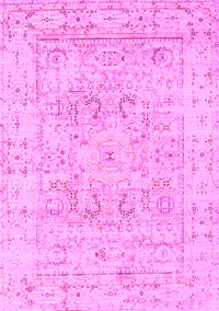 Oriental Pink Traditional Rug, tr332pnk