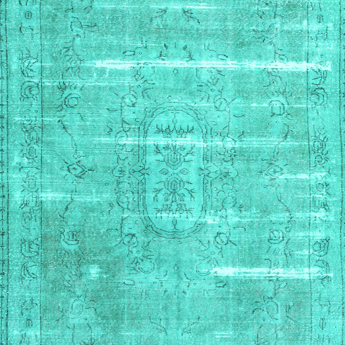 Machine Washable Persian Turquoise Traditional Area Rugs, wshtr3330turq