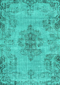 Persian Turquoise Traditional Rug, tr3331turq