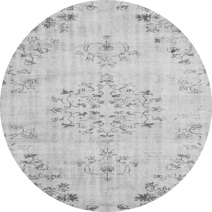 Square Persian Gray Traditional Rug, tr3332gry