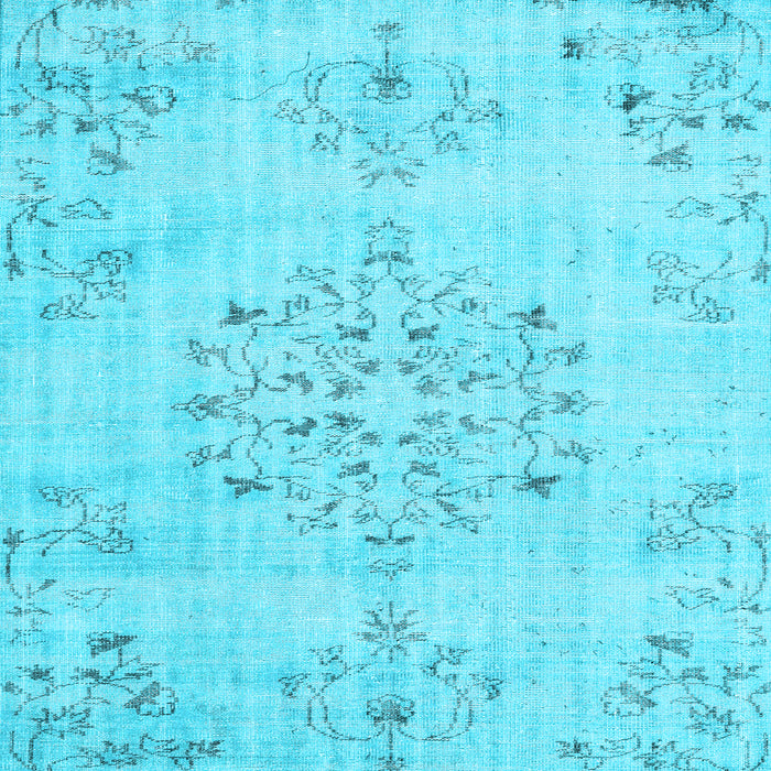 Machine Washable Persian Light Blue Traditional Rug, wshtr3332lblu