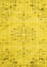 Machine Washable Persian Yellow Traditional Rug, wshtr3332yw