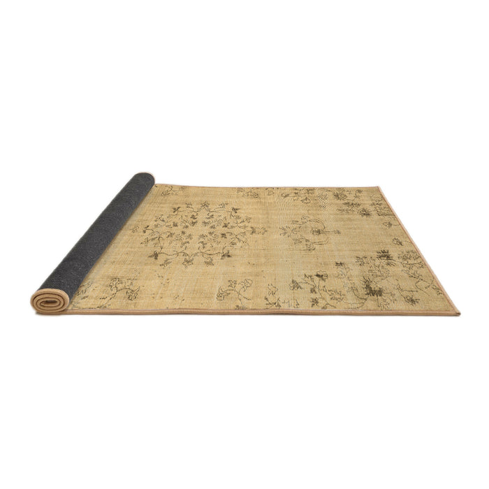 Sideview of Persian Brown Traditional Rug, tr3332brn