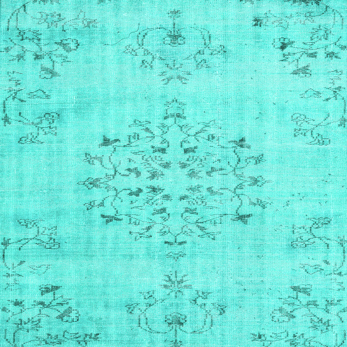 Machine Washable Persian Turquoise Traditional Area Rugs, wshtr3332turq