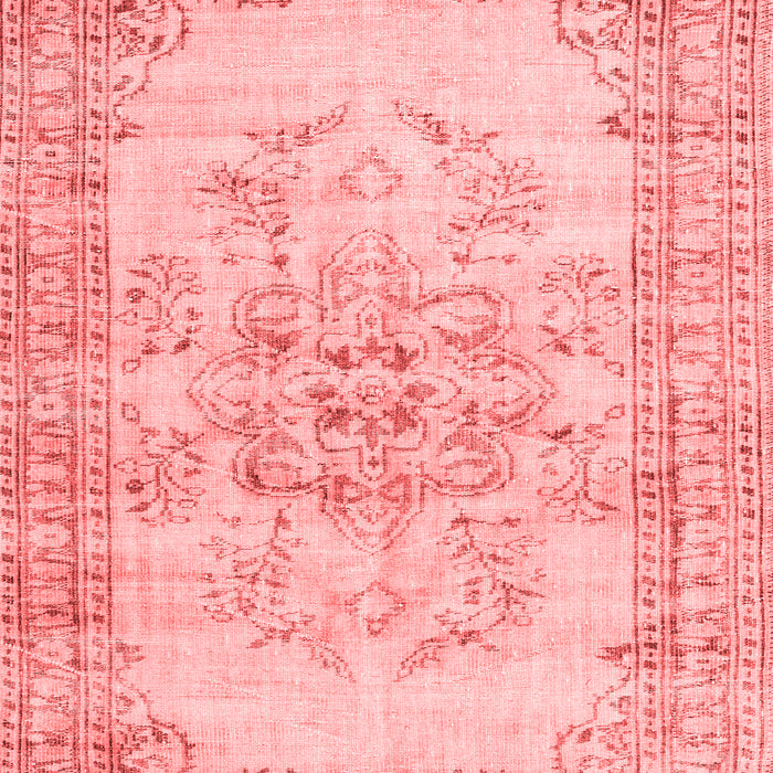 Machine Washable Persian Red Traditional Rug, wshtr3333red