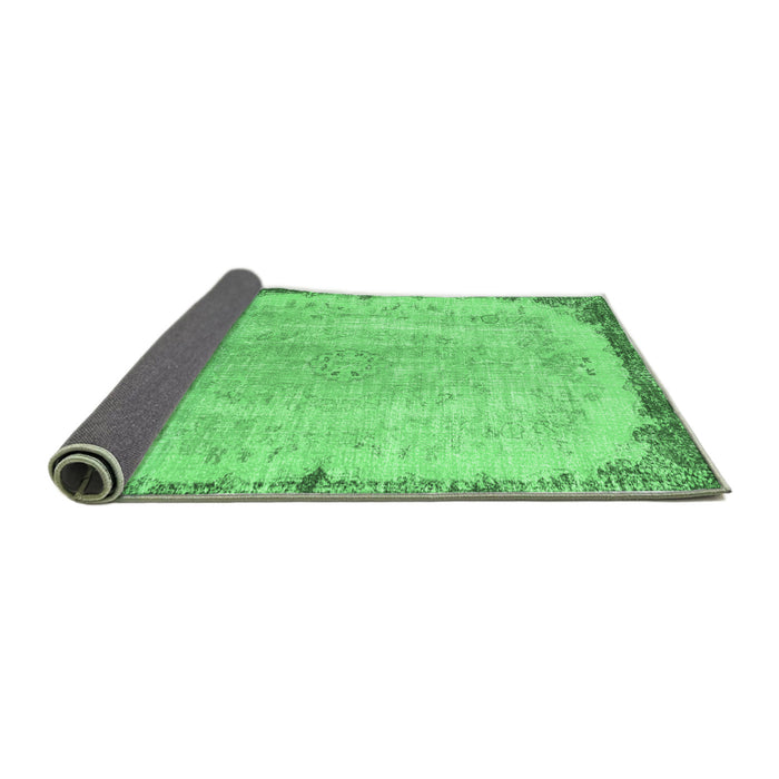 Sideview of Persian Emerald Green Traditional Rug, tr3334emgrn