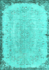 Persian Turquoise Traditional Rug, tr3334turq