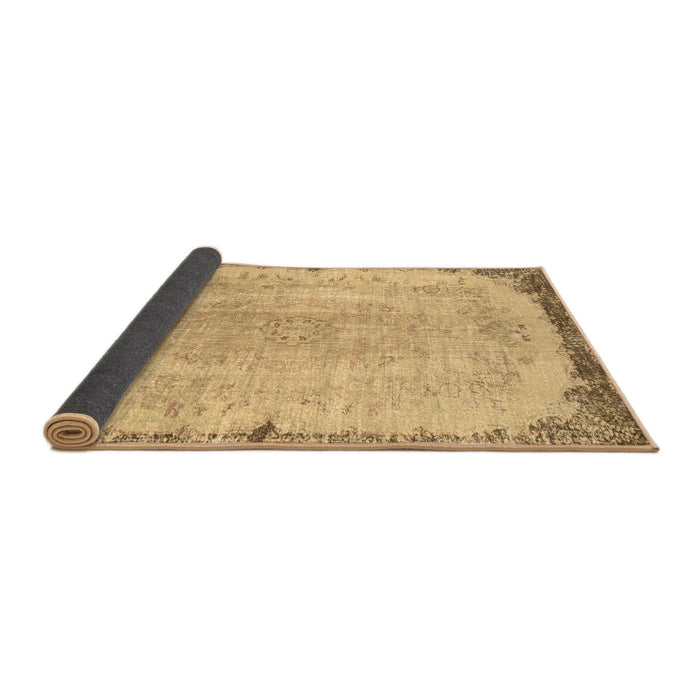 Sideview of Persian Brown Traditional Rug, tr3334brn