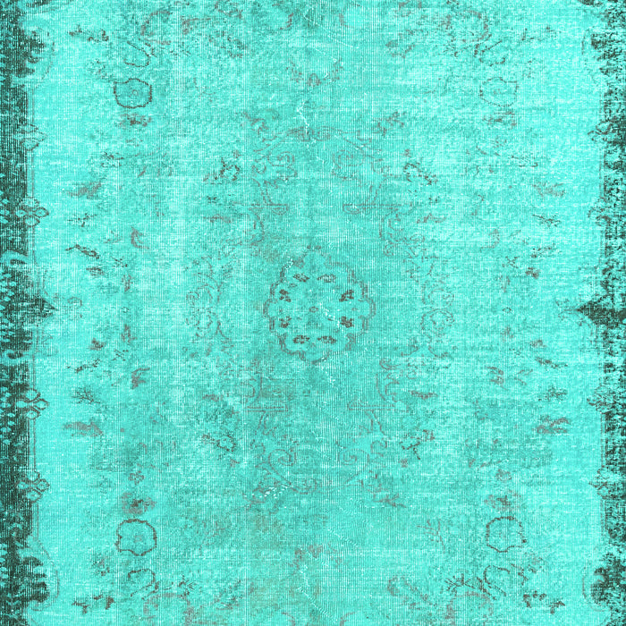 Machine Washable Persian Turquoise Traditional Area Rugs, wshtr3334turq