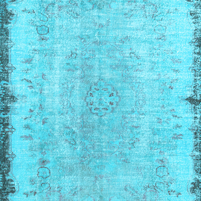 Machine Washable Persian Light Blue Traditional Rug, wshtr3334lblu