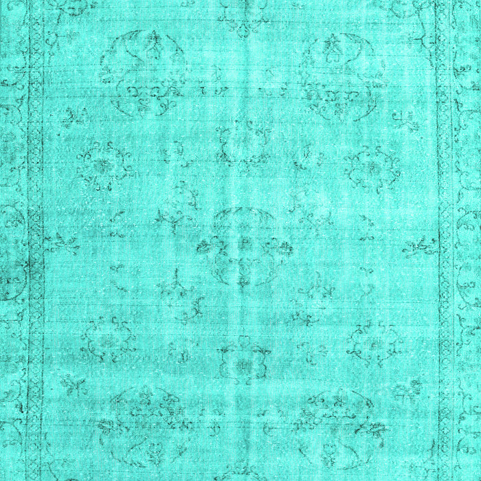 Machine Washable Persian Turquoise Traditional Area Rugs, wshtr3335turq