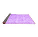 Sideview of Persian Purple Traditional Rug, tr3335pur