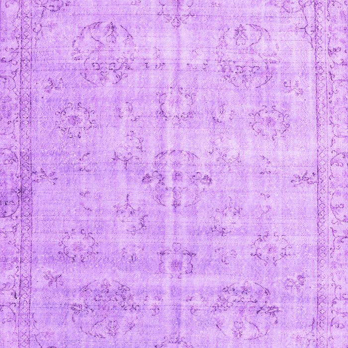 Machine Washable Persian Purple Traditional Area Rugs, wshtr3335pur
