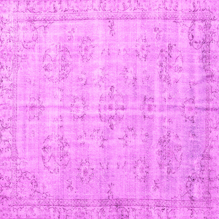 Square Persian Pink Traditional Rug, tr3335pnk