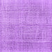 Square Persian Purple Traditional Rug, tr3336pur