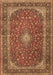 Medallion Brown Traditional Rug, tr3337brn