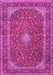 Medallion Pink Traditional Rug, tr3337pnk