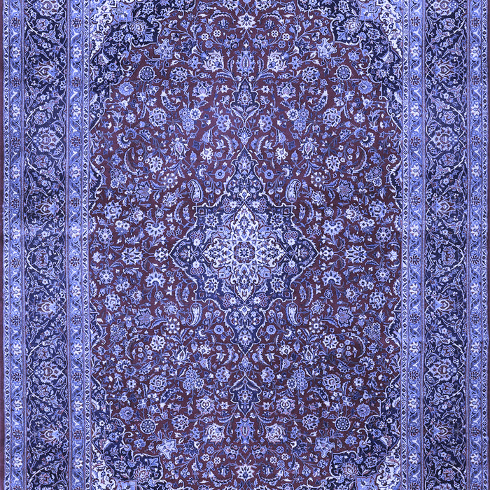 Medallion Blue Traditional Rug, tr3337blu