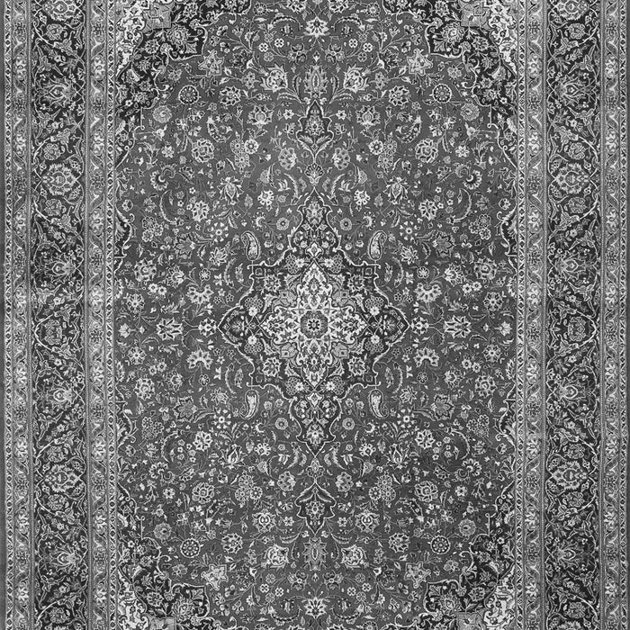 Medallion Gray Traditional Rug, tr3337gry