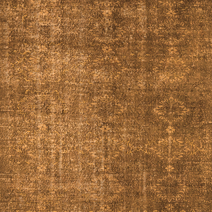 Serging Thickness of Machine Washable Persian Orange Traditional Area Rugs, wshtr3339org