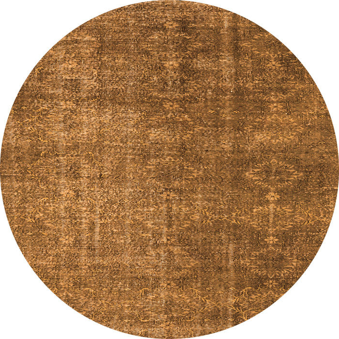 Square Persian Orange Traditional Rug, tr3339org