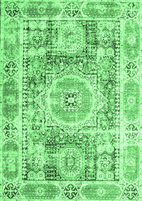 Persian Emerald Green Traditional Rug, tr333emgrn