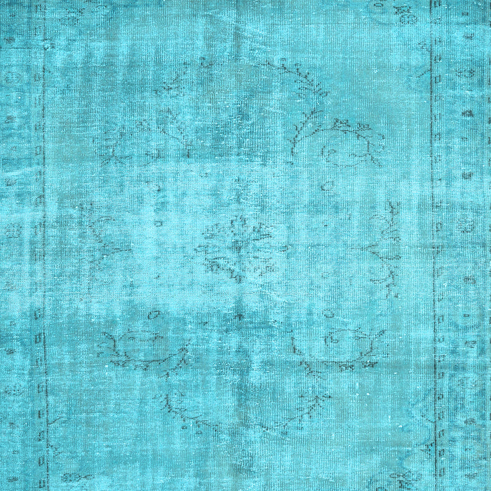 Machine Washable Persian Light Blue Traditional Rug, wshtr3341lblu